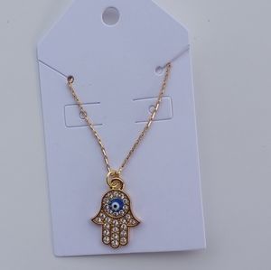 Hamsa necklace